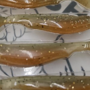 CRAZY FISH - Leurres souples Slim Shaddy 3,2" (par 5)