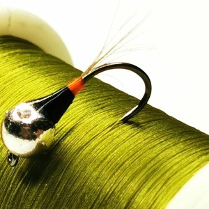 nymphe perdigone cul orange- billes 3 mm