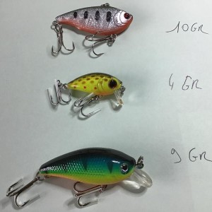 YOSHIKAWA - lot de 3 Leurres pêche carnassier