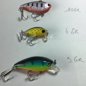 YOSHIKAWA - lot de 3 Leurres pêche carnassier