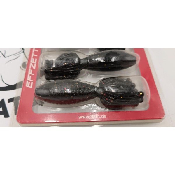 DAM - lot de 3 Leurres souples Effzett Maniac Multi-Tail 9cm