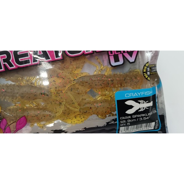 FOX RAGE - Leurres souples Floating Creature Crayfish UV 9cm