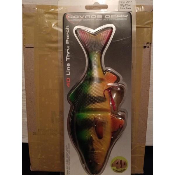 SAVAGE GEAR - Leurre 4d line thru perch 23cm