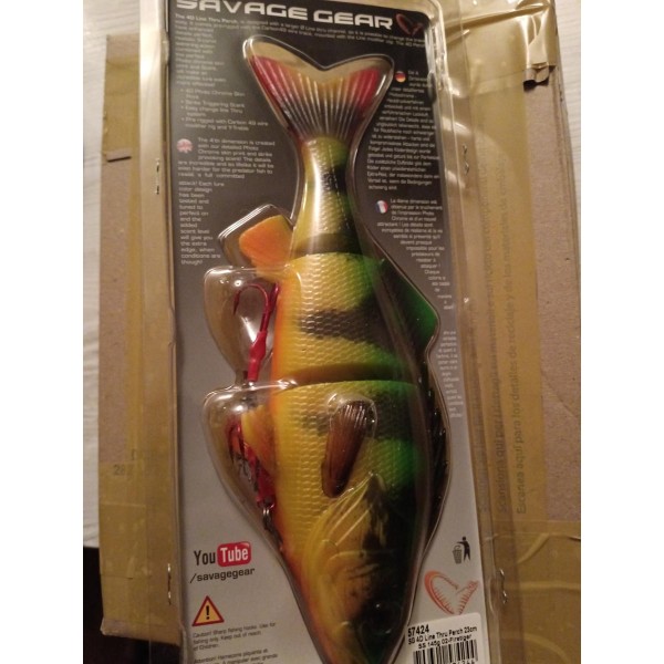 SAVAGE GEAR - Leurre 4d line thru perch 23cm