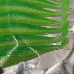 TARGET BAITS - Lot de 8 Leurres souples Mino Fish 3,5"