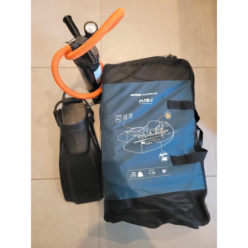 CAPERLAN - Float Tube FLTB5 + palmes et pompe