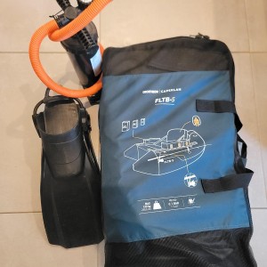 CAPERLAN - Float Tube FLTB5 + palmes et pompe
