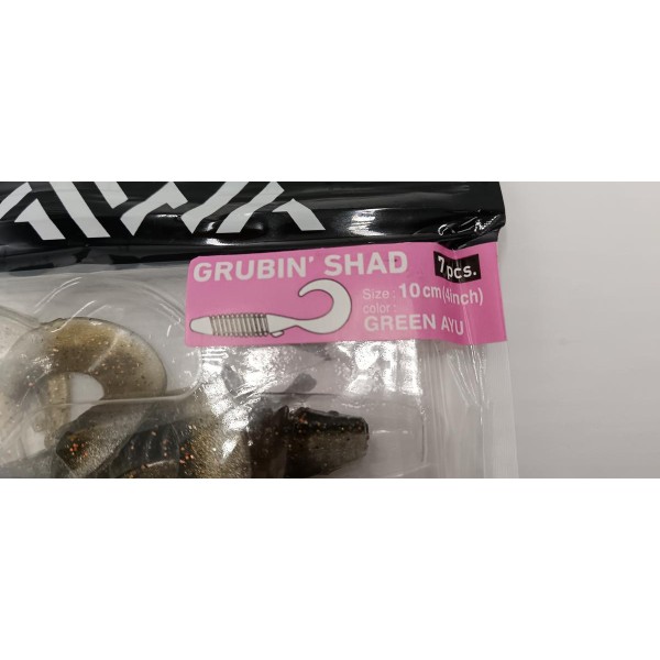 DAIWA - Leurres souples Grubin' Shad 10 cm