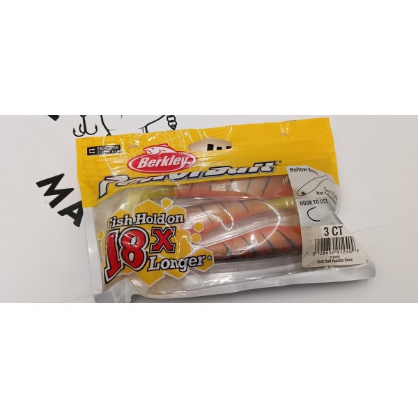 BERKLEY - Leurres souples Powerbait Hollow belly 13 cm