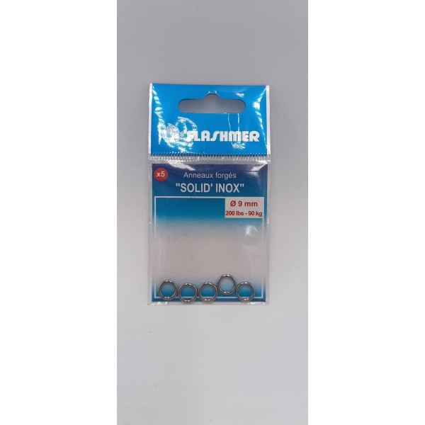 FLASHMER - Anneaux forgés Solid Inox 9mm