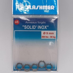 FLASHMER - Anneaux forgés Solid Inox 9mm