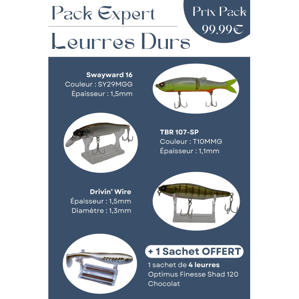 AUTOBOATS FISHING - Pack Expert - Spécial Leurres Durs + 1 Sachet Offert
