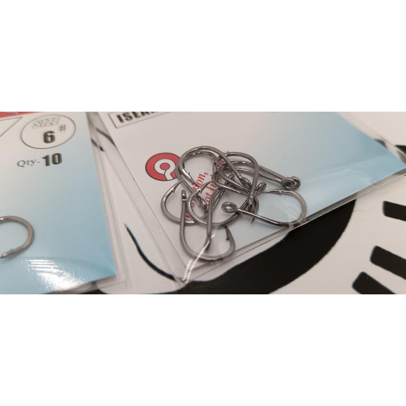 GAMAKATSU - Lot de 2 sachets (x20) d'hameçons carpe Iseama n°6