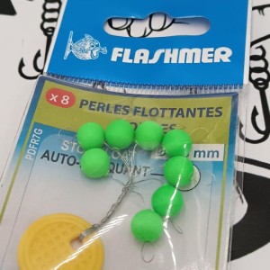 FLASHMER - Perles flottantes 7,5 mm (par 8)