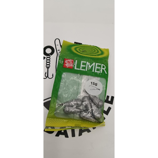 LEMER - Plombs poire Arlesey 15g (par 6)