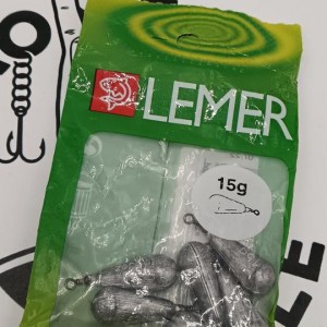 LEMER - Plombs poire Arlesey 15g (par 6)