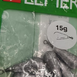 LEMER - Plombs poire Arlesey 15g (par 6)