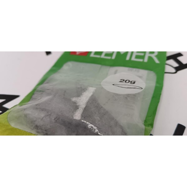 LEMER - Plombs Olives longues percées 20g (par 6)