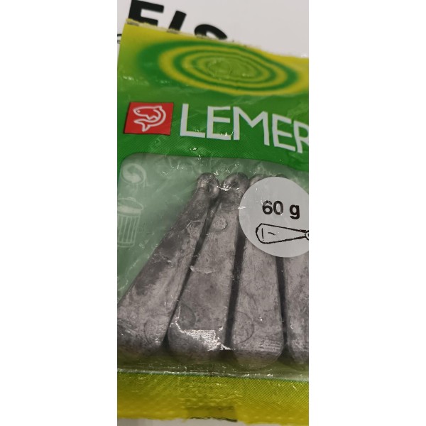 LEMER - Plombs palangre 60 g (par 4)