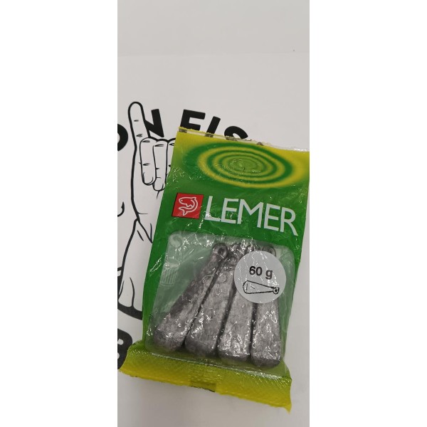 LEMER - Plombs palangre 60 g (par 4)