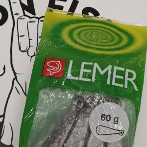 LEMER - Plombs palangre 60 g (par 4)