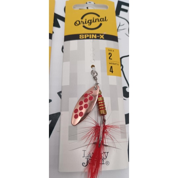 LUCKY JOHN - Lot de 3 cuillers Spin-X Long