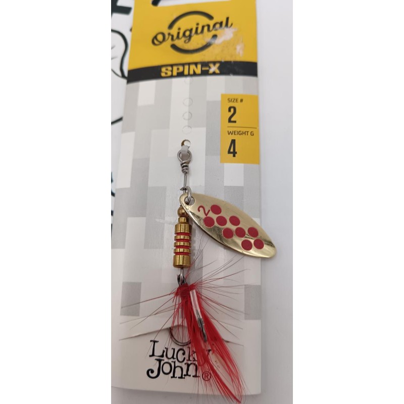 LUCKY JOHN - Lot de 3 cuillers Spin-X Long