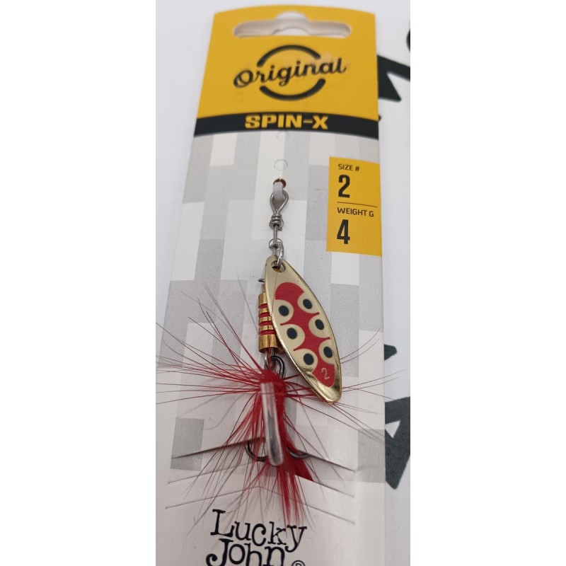 LUCKY JOHN - Lot de 3 cuillers Spin-X Long