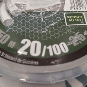 MITCHELL - Bobine de nylon 20/100 - 150m