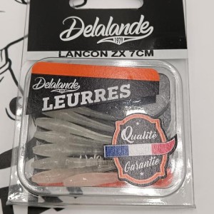 DELALANDE - Leurres souples lancon ZX 7cm