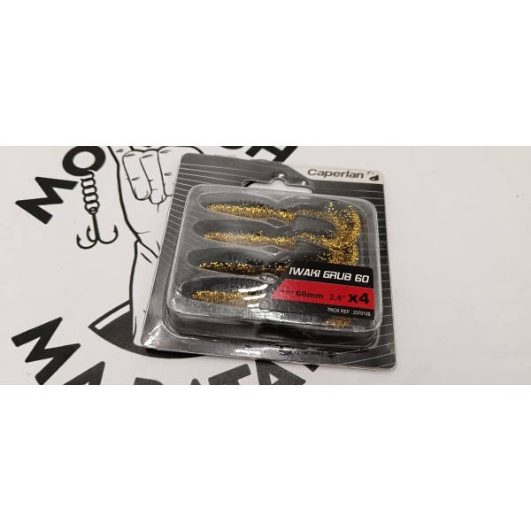 CAPERLAN - Leurres souples Iwaki Grub 60