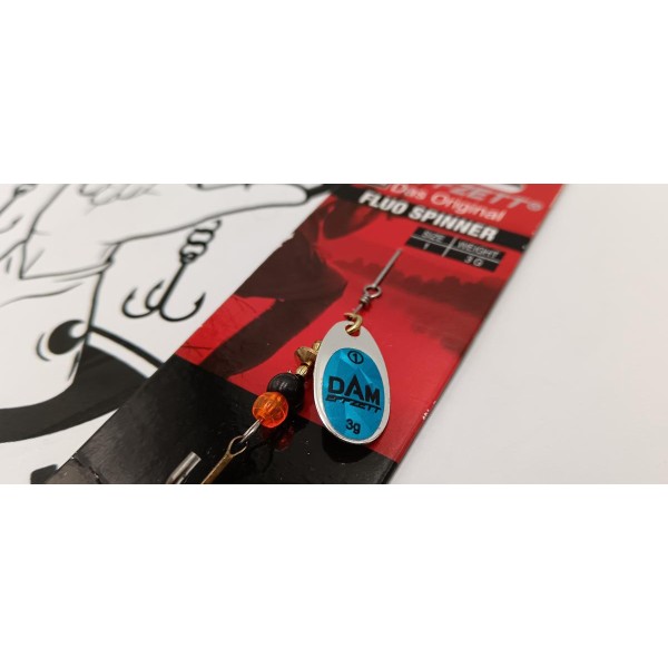 DAM - Cuiller tournante Effzett Fluo Spinner 3gr