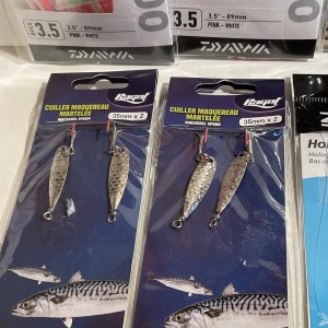 LOT - pêche mer (leurres, mitraillettes, cuillers, etc.)