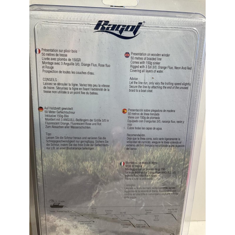 RAGOT - Ligne de traîne pêche mer