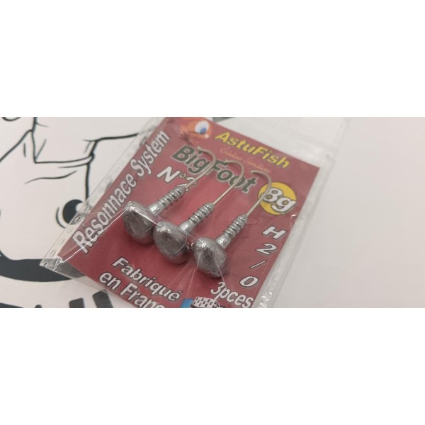 ASTUFISH - Têtes plombées BigFoot 8g