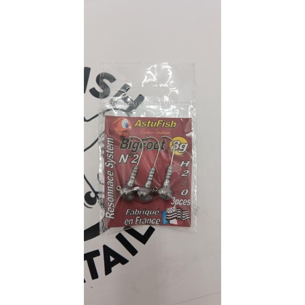 ASTUFISH - Têtes plombées BigFoot 8g