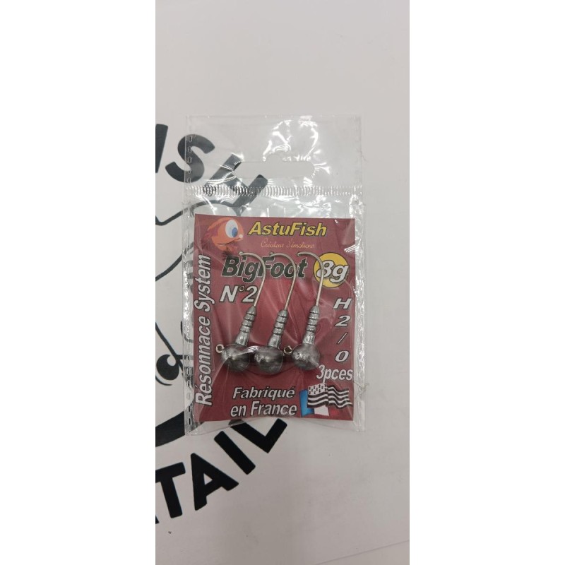 ASTUFISH - Têtes plombées BigFoot 8g