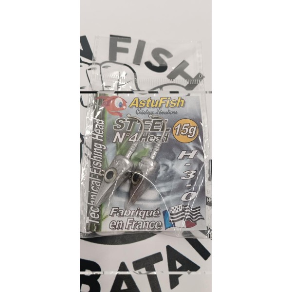 ASTUFISH - Têtes plombées ST'EEL 15g