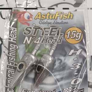 ASTUFISH - Têtes plombées ST'EEL 15g