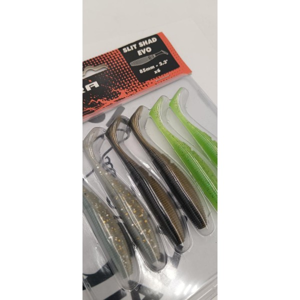 SAKURA - Leurres souples Slit Shad 85 (par 6)