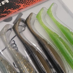 SAKURA - Leurres souples Slit Shad 85 (par 6)