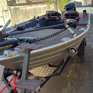 AAVA - Bass boat ( + remorque, moteur avant, moteur arrière, sondes, etc.)