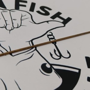 MON FISH MA BATAILLE - Aiguille à vers creuse