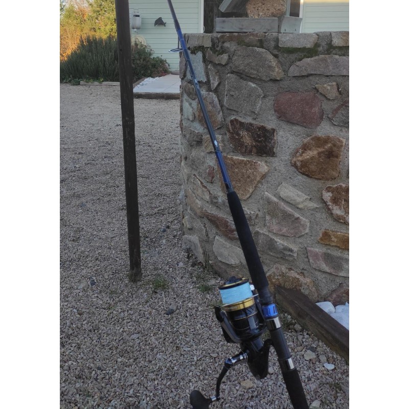 DAIWA + SHIMANO - Ensemble Canne Saltiga Tuna spinning + Moulinet Shimano spheros sw 20000