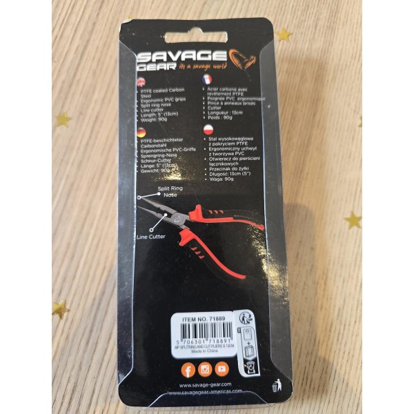 SAVAGE GEAR - Pince anneaux brisés