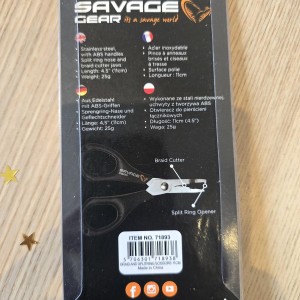 SAVAGE GEAR - Ciseaux a tresse et anneaux brisés