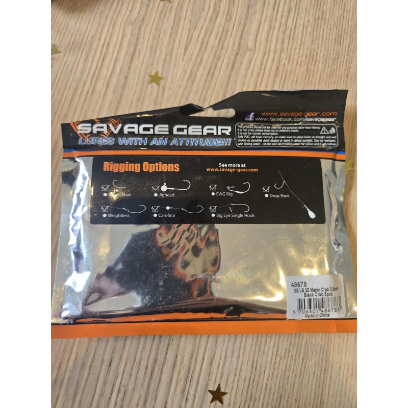 SAVAGE GEAR - Leurres Manic Crab