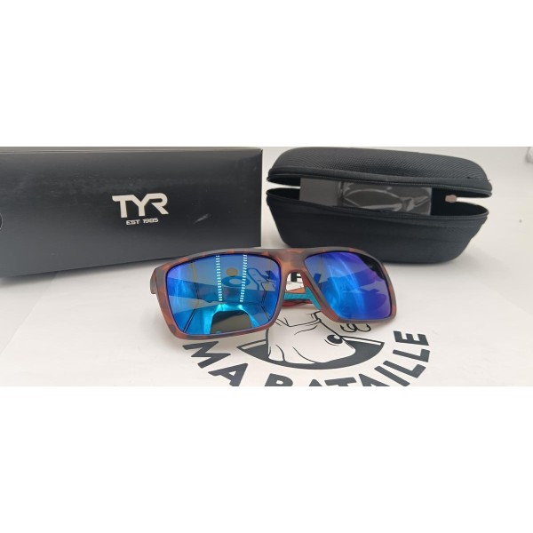TYR - Lunettes polarisantes Ventura Bleue/Ecaille