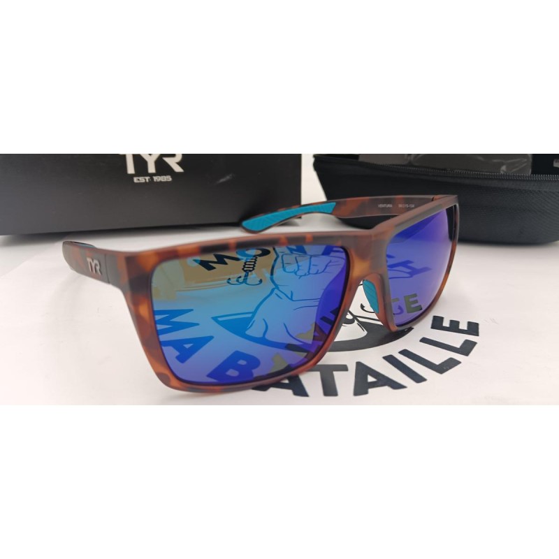 TYR - Lunettes polarisantes Ventura Bleue/Ecaille