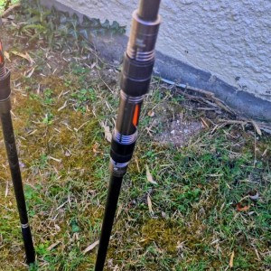 CAPERLAN - Lot de 3 cannes à carpe Xtrem9 3,25lbs 12 pieds